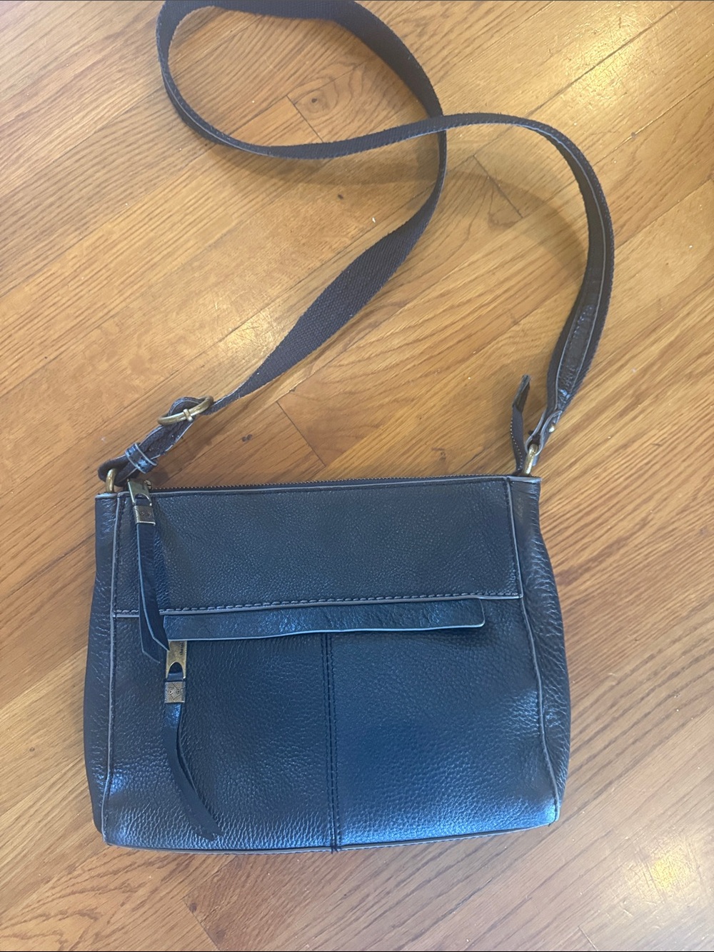 THE SAK ALAMEDA Crossbody black leather tote excellent condition. - Picture 7 of 12